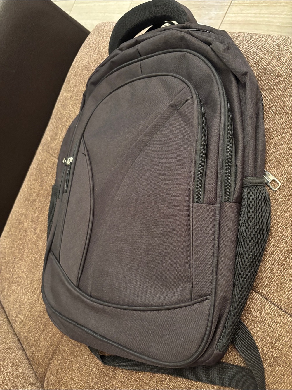 Classic Black unisex Backpack